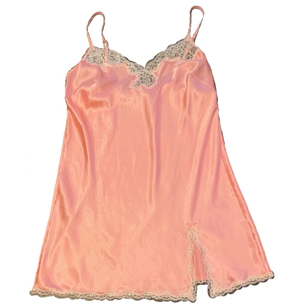 VINTAGE VICTORIA’S SECRET PINK SLIP DRESS